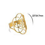 Anillo Semilla de la Vida Mujer