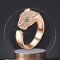 Anillo Guepardo de oro rosa