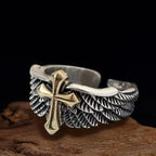Men's Cross Christian Ring