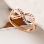 Infinity Rose Gold Ring