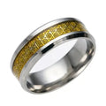 Bague large pour homme avec étoiles de David symbole juif or