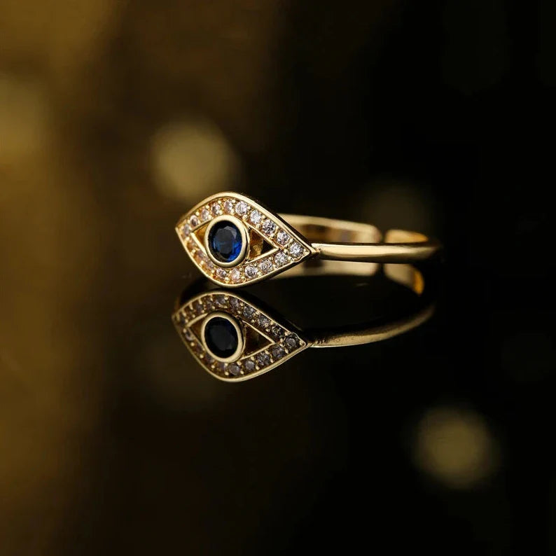Bague Mauvais Oeil Bleu Turc