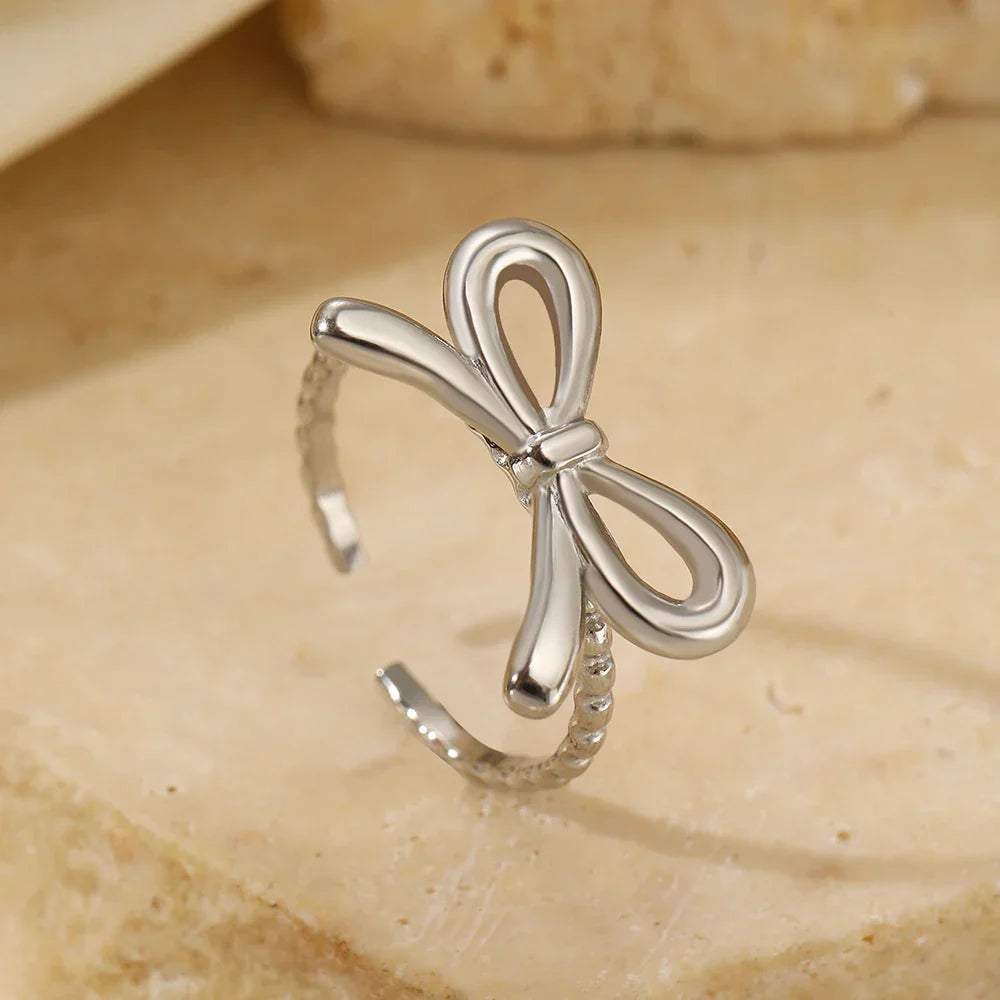 Anillo con lazo para mujer 