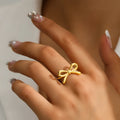 Anillo con lazo para mujer 