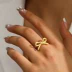 Anillo con lazo para mujer 