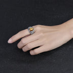 Anillo Ojo de Tigre para Mujer