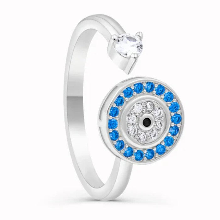 Anillo ojo de la suerte "para mi hija" 