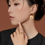 Anillo de Oro Ojo de Tigre para Mujer