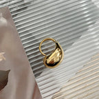 Original Ring Large Water Drop Gold Band