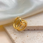 Bague originale noeud or
