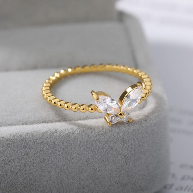 Anillo Mariposa de oro