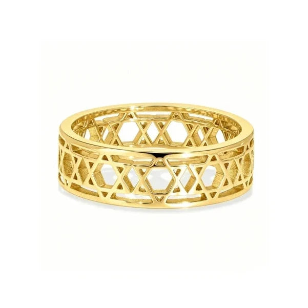 Women's ring with symbolic Jewish Star of David