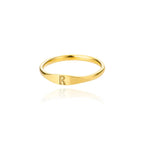 Bague femme initiale r