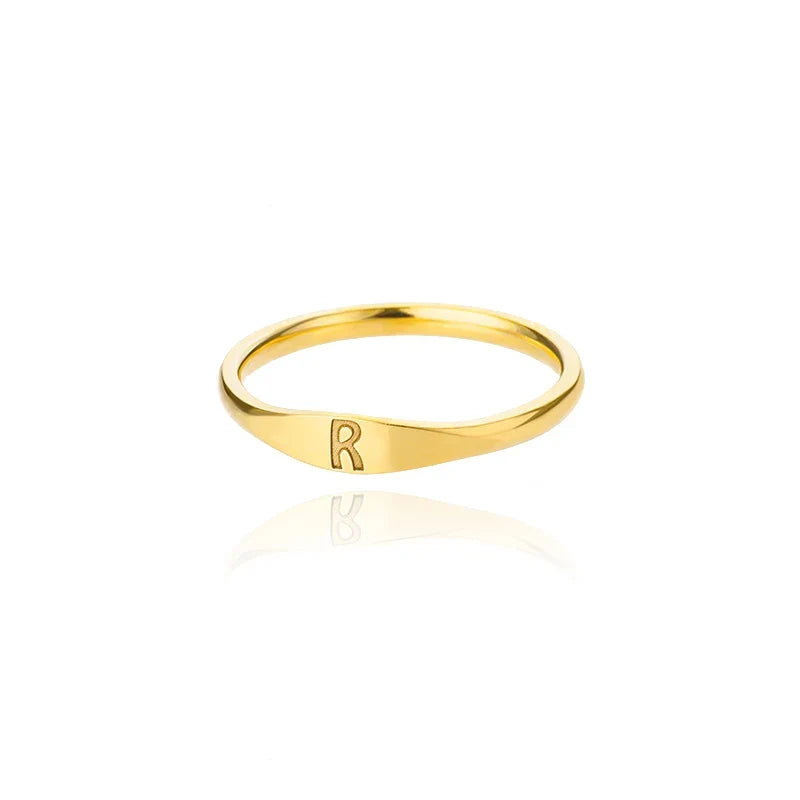 Bague femme initiale r