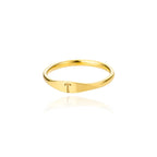 Bague femme initiale t