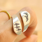 Pine Trees and Mountains Ring