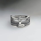 Ancient Style Cleopatra Queen of Egypt Ring