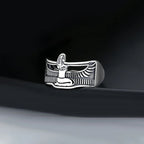 Ancient Style Cleopatra Queen of Egypt Ring