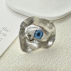 Bague Style Baroque Contre le Mauvais Oeil argent