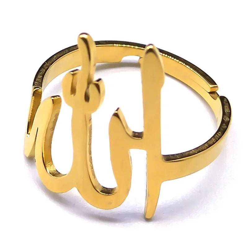 Anillo símbolo Allah musulmán 