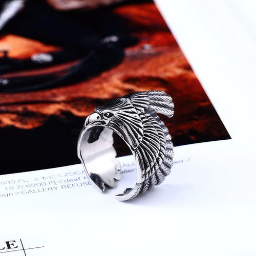 Bague Tête d'Aigle