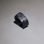 Bague Tête de Bouddha noir