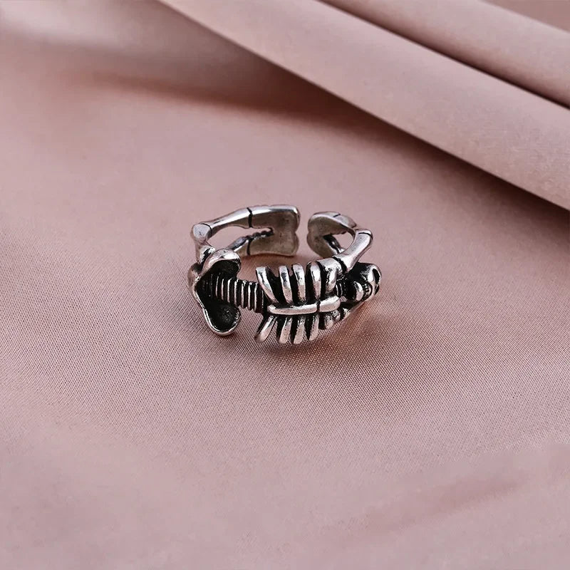 Bague Tête de Mort Squelette