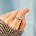Triquetra Trinity Knot Irish Celtic Silver Ring