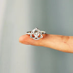 Triquetra Trinity Knot Irish Celtic Silver Ring