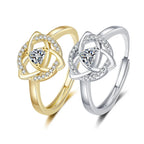 Triquetra Trinity Knot Irish Celtic Gold Ring