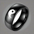 Bague Yin Yang couleur Noir