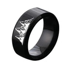 Anillos Coloridos con Montañas negras