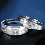 Couples Rings Crystal Zircon Ring for Men