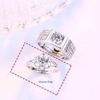 Couples Rings Flower Ring for Women