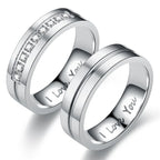 Couples Rings Love Ring Silver