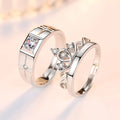Bagues pour Couples Anneau Reine et Zircon