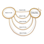 Women's Chain Shoulder Jewelry - Gold Clavicle & Shoulder