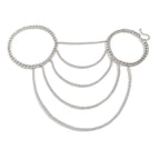 Women's Chain Shoulder Jewelry - Silver Clavicle & Shoulder
