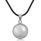 Collar Bola de Embarazo para Mujer Embarazada con Colgante plateado