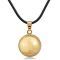 Collar Bola de Embarazo para Mujer Embarazada con Colgante dorado
