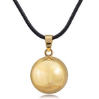 Collar Bola de Embarazo para Mujer Embarazada con Colgante dorado