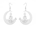 Pendiente de Budismo Meditación plata