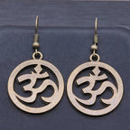 Pendiente Budismo Om bronce