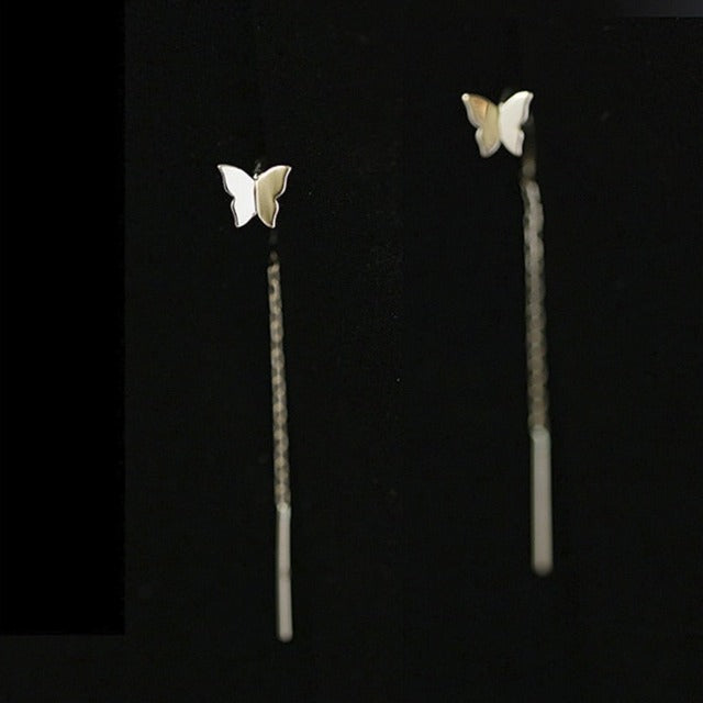 Pendiente de Mariposa oro