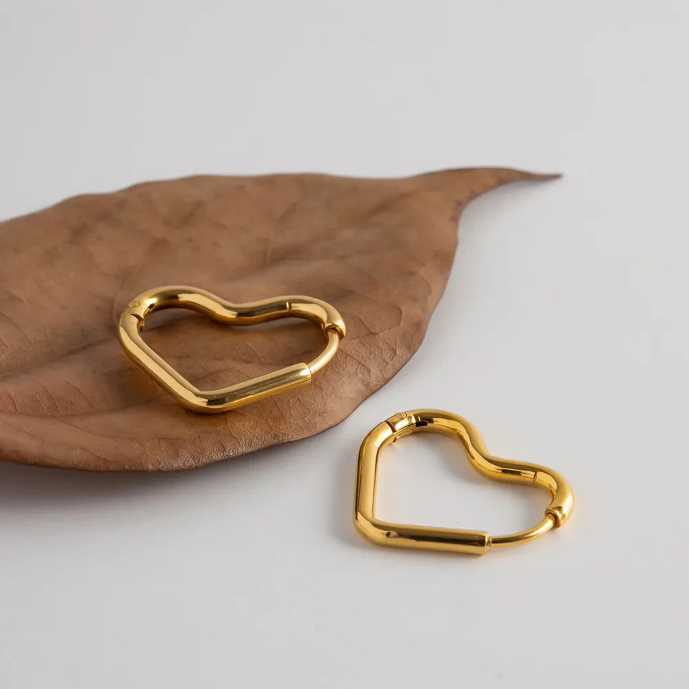 Pendientes de Aro Corazón Oro Mujer oro