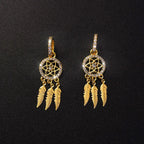 Pendientes colgantes atrapasueños 