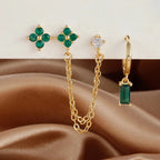 Pendientes con Piedra de Nacimiento de Circonio