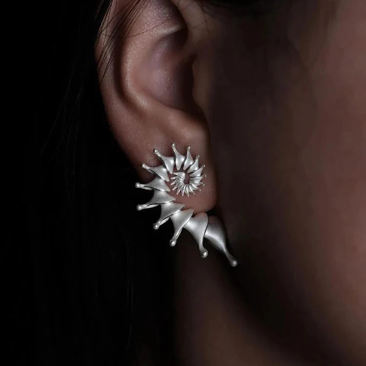 Shell Design Stud Earrings
