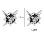 Boucles d'Oreilles Clou Etoile pour Homme