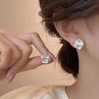 Boucles d'Oreilles Clou Fleur de Camélia